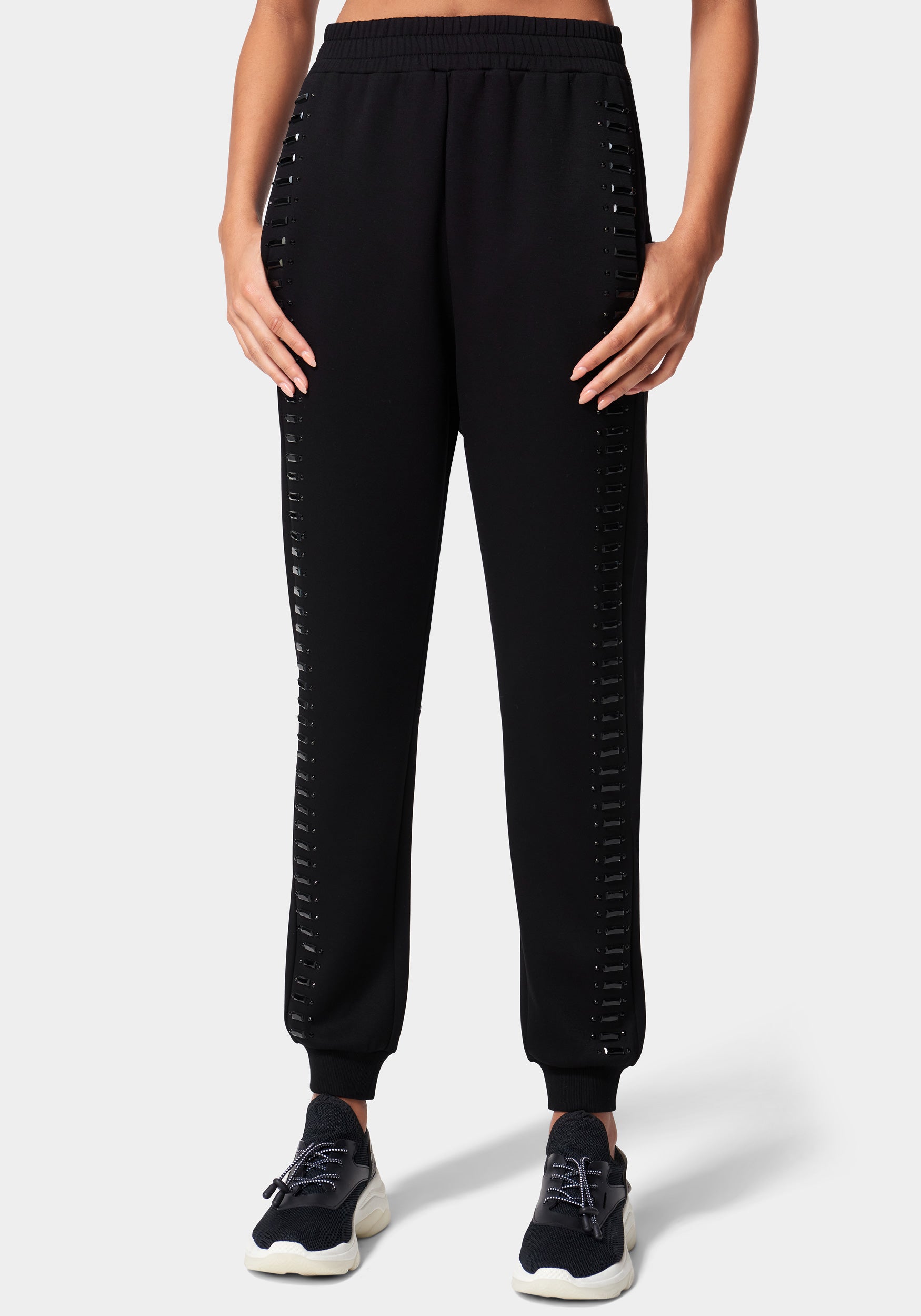 bebe Sport Women's Logo Basic French Terry Jogger