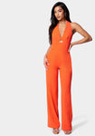 Halter Cutout Jumpsuit