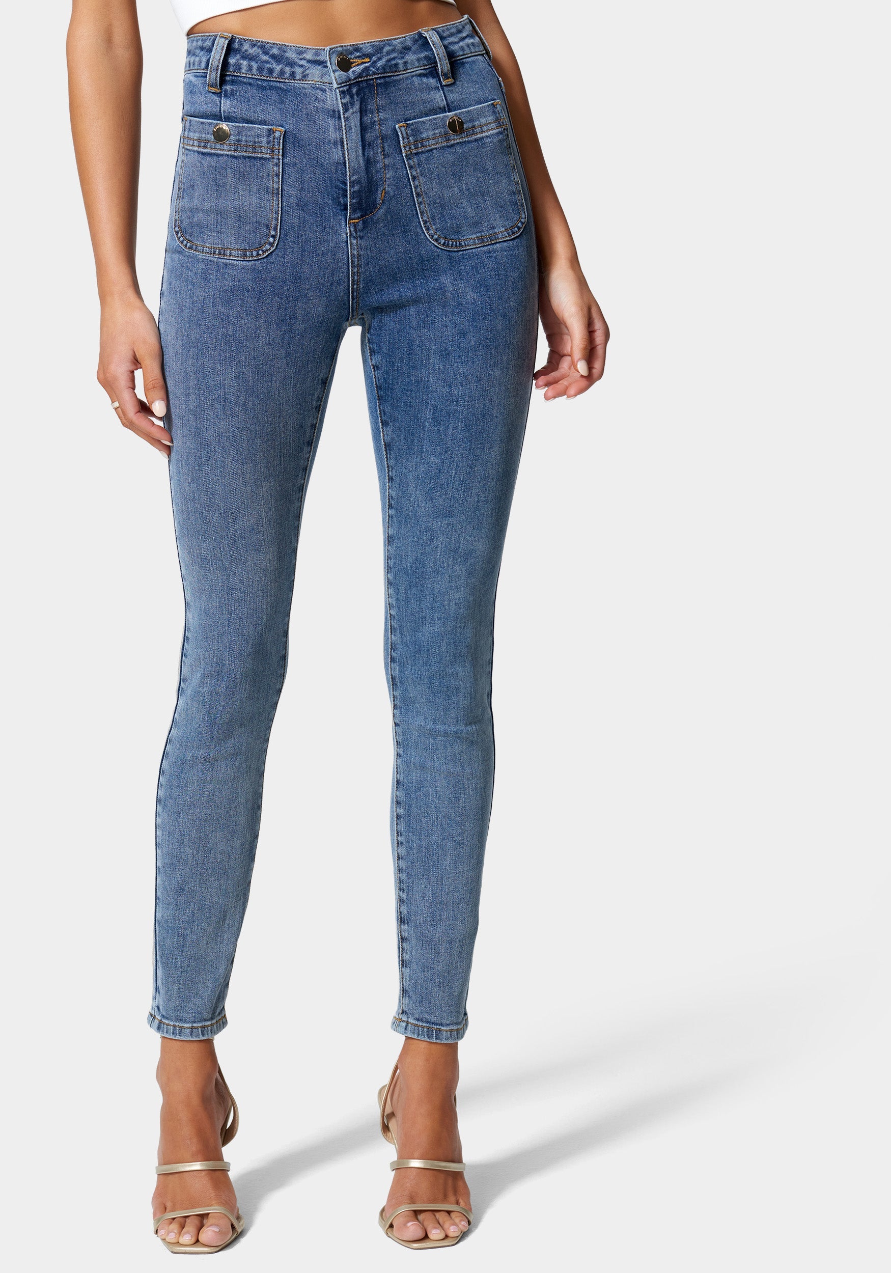 J Brand, Jeans, J Brand High Rise Crystal Embellished Distressed Jeans