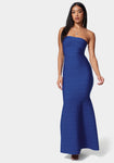 Strapless Hidden Back Zipper Bandage Dress