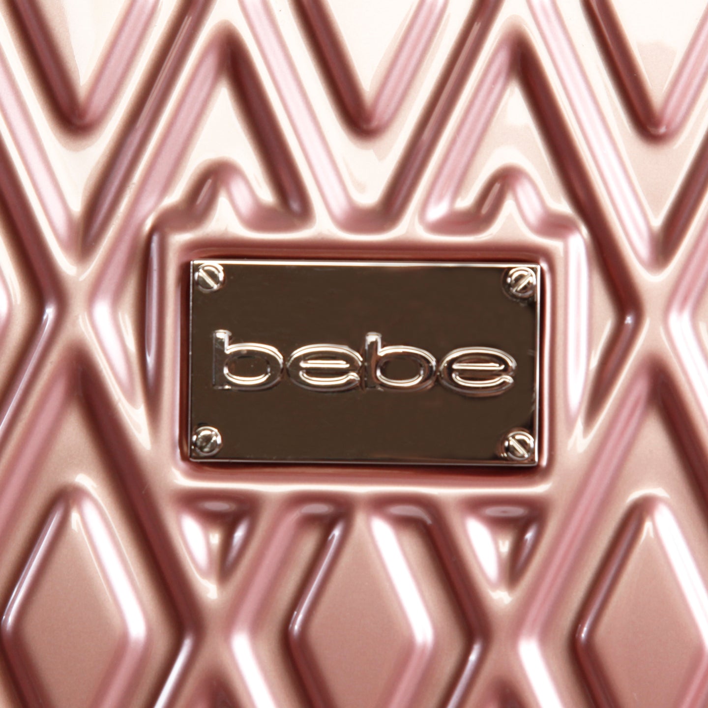 bebe luggage rose gold