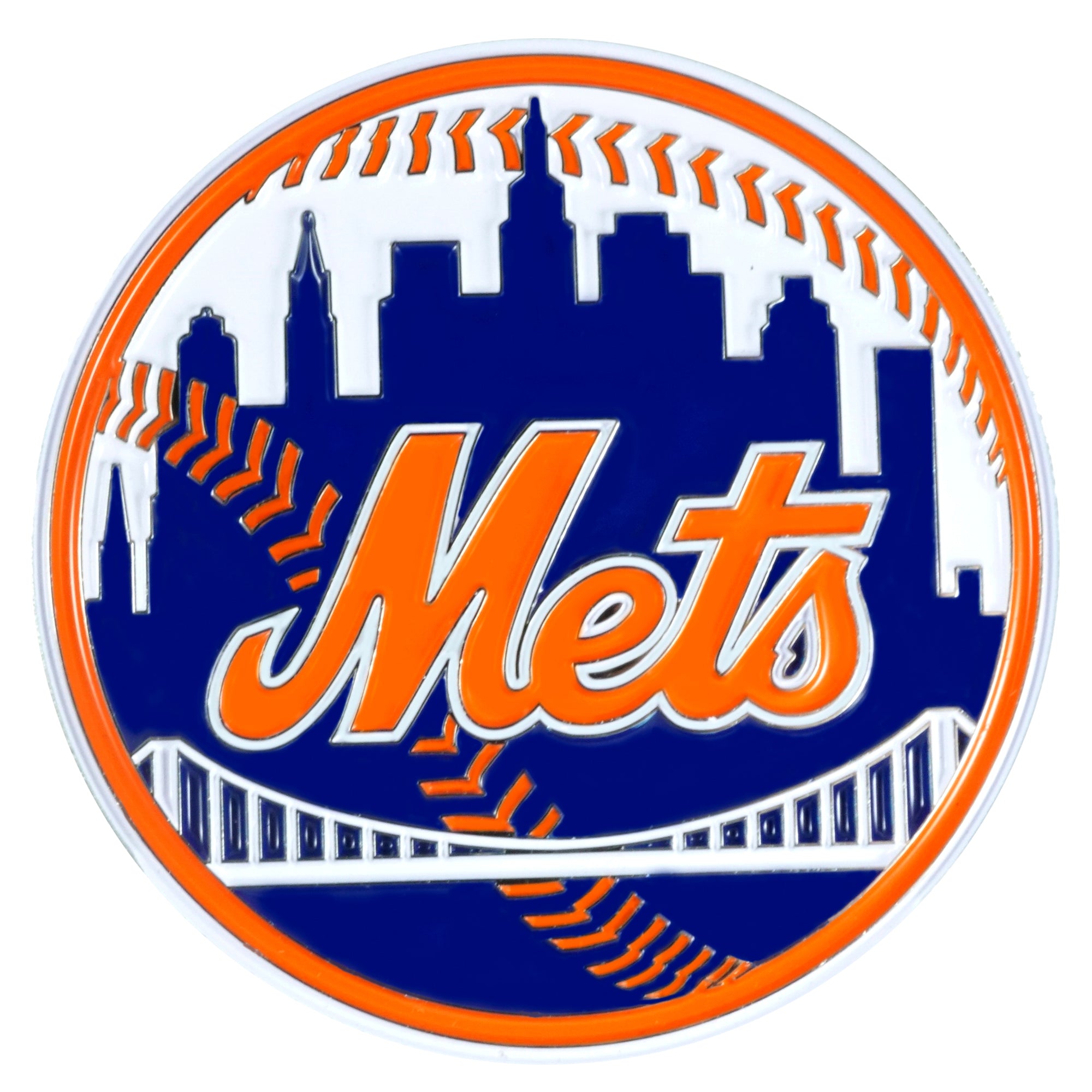 New York Mets 3D Color Emblem – Team Auto Mats