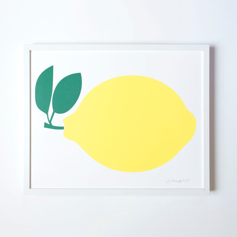 LEMON ART PRINT