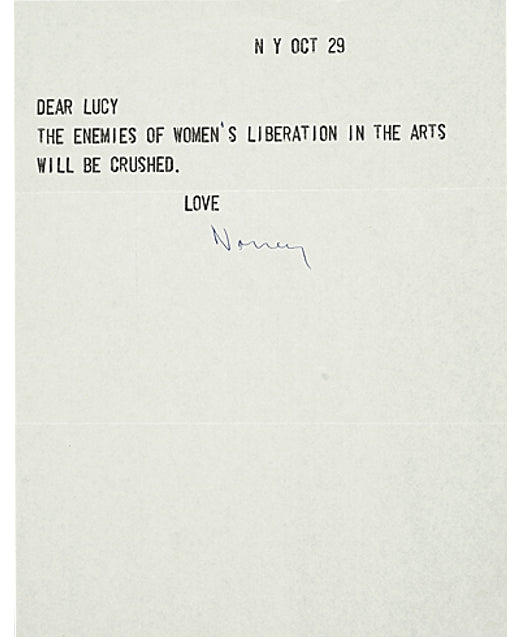 Nancy Spero & Lucy Lippard