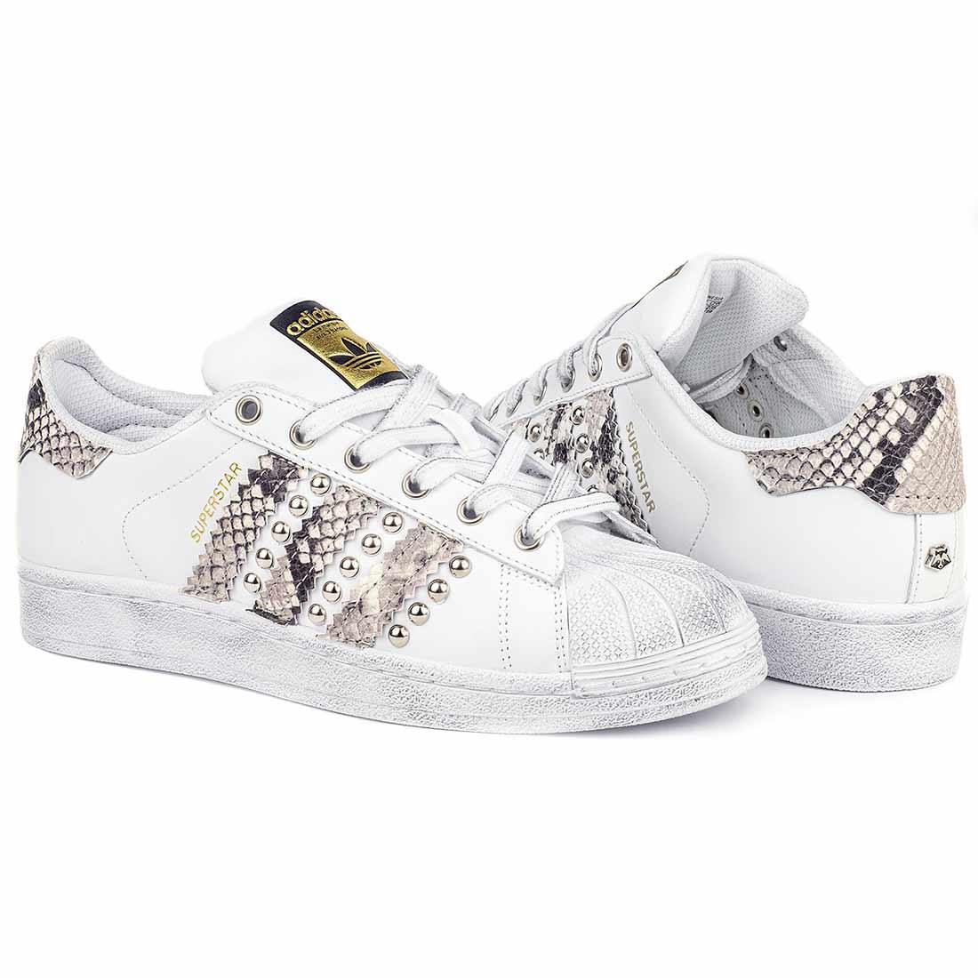 Adidas Superstar Pitonate con borchie | Racoon-LAB – Racoon Lab