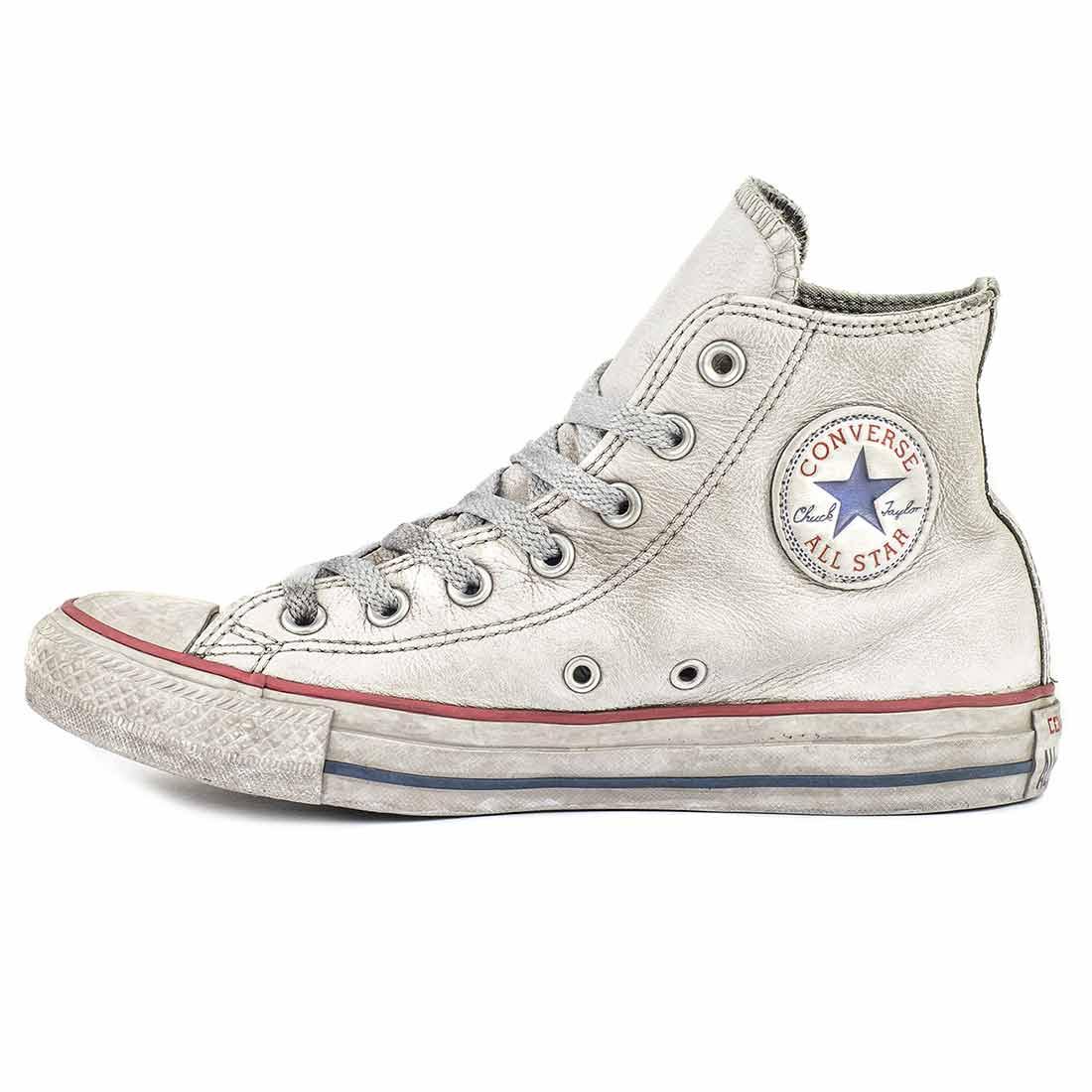 converse bianche indossate rottamazione