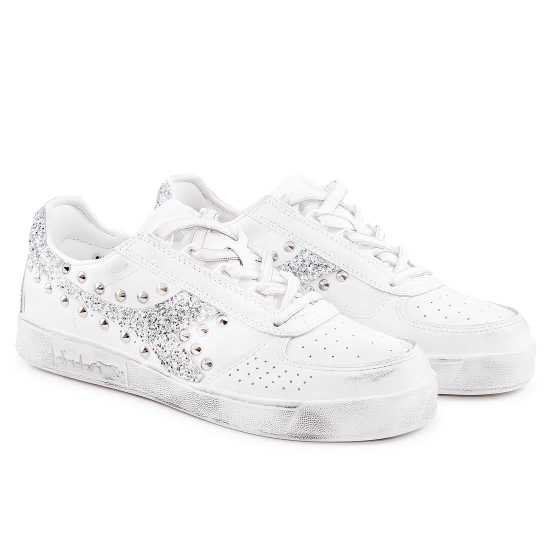 diadora glitter argento