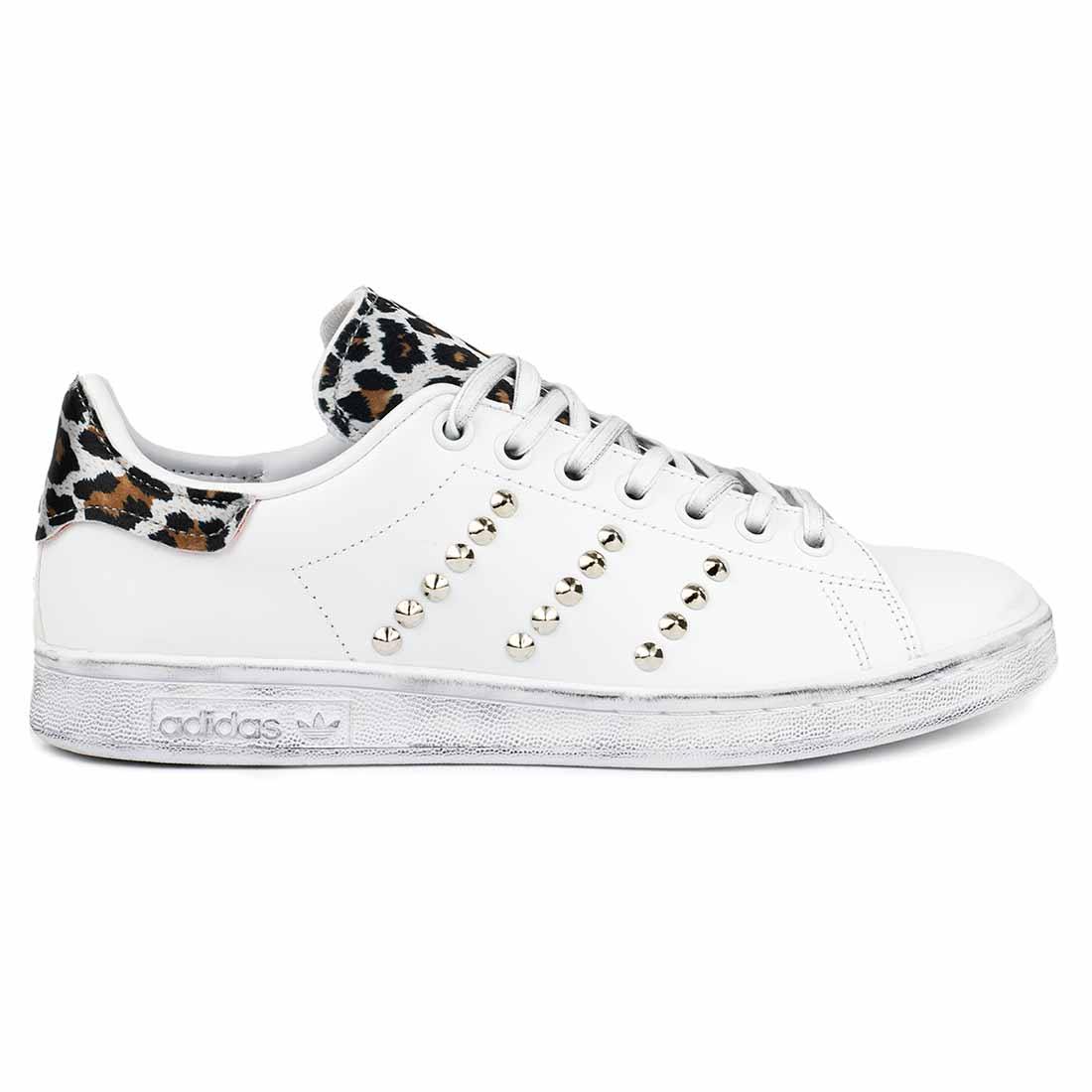 adidas stan smith nere leopardate