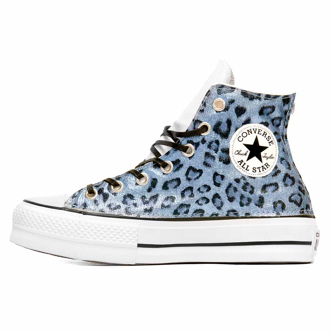 scarpe converse leopardate 