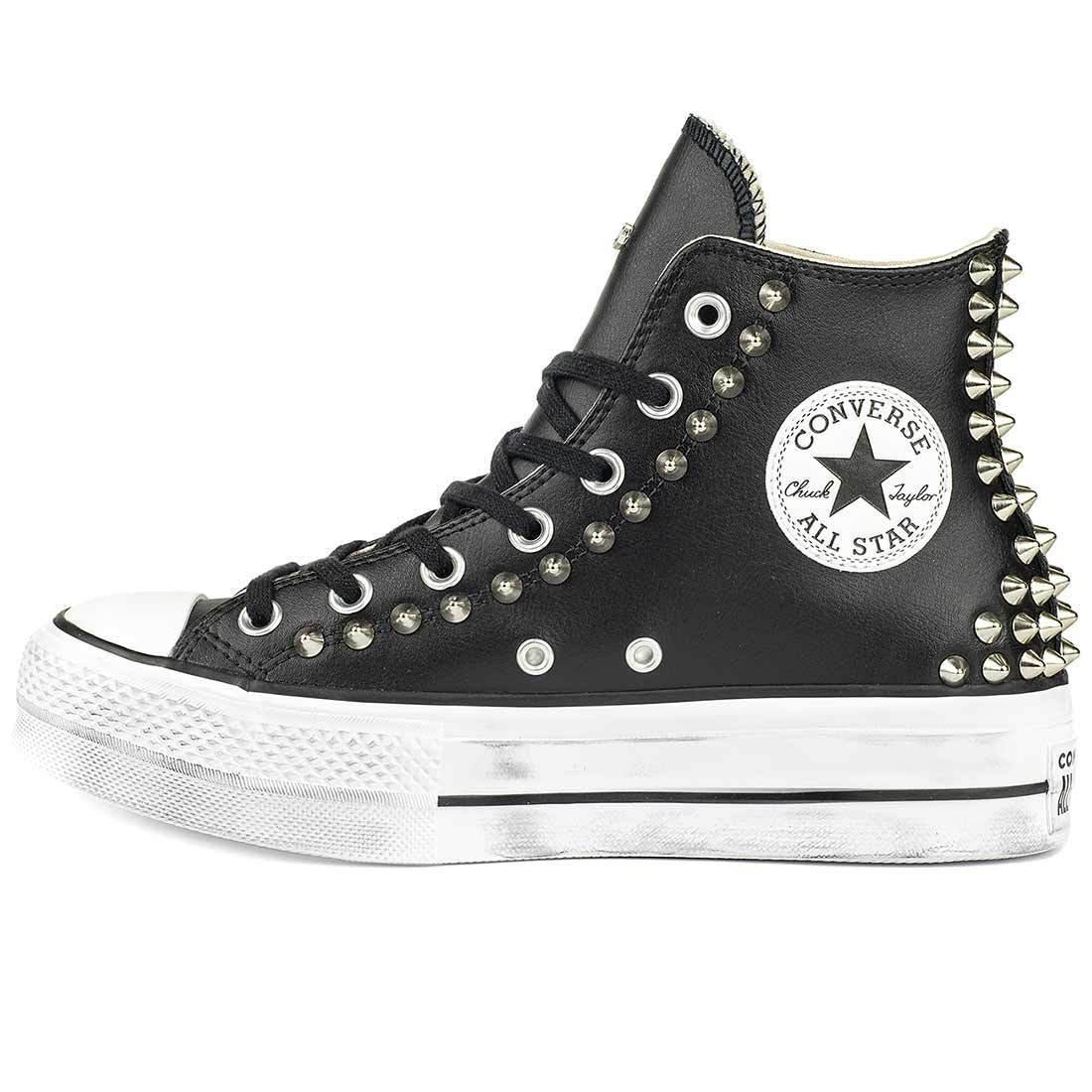 all stars nere con borchie