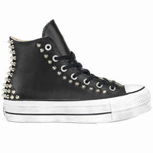 converse all star platform nere