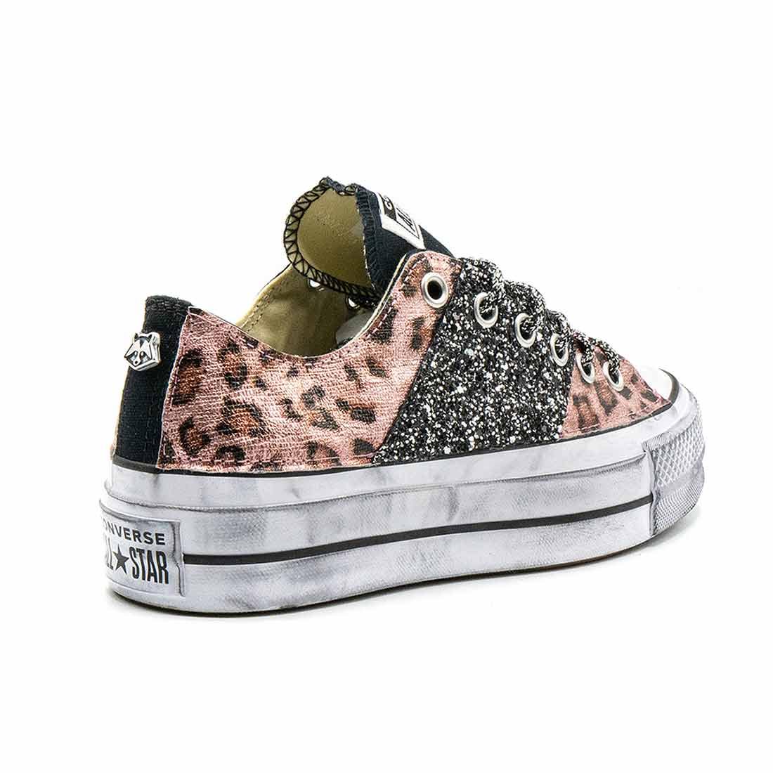 converse rosa brillantini