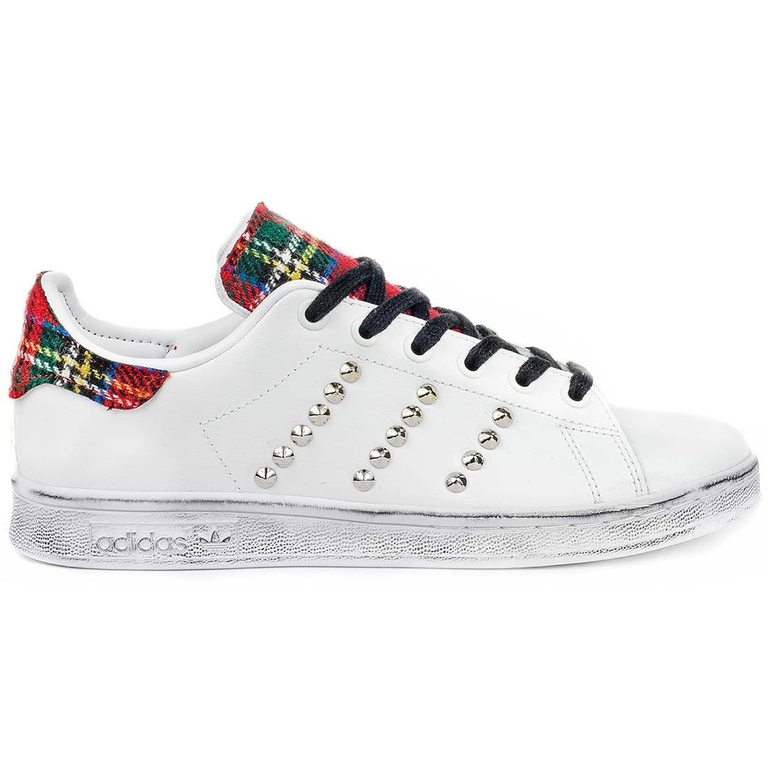 adidas stan smith leopardate bianche