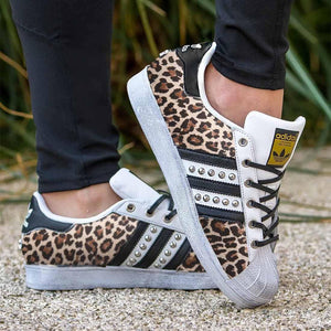 Adidas Superstar Leopardate con borchie | Spedizione GRATIS in 24h