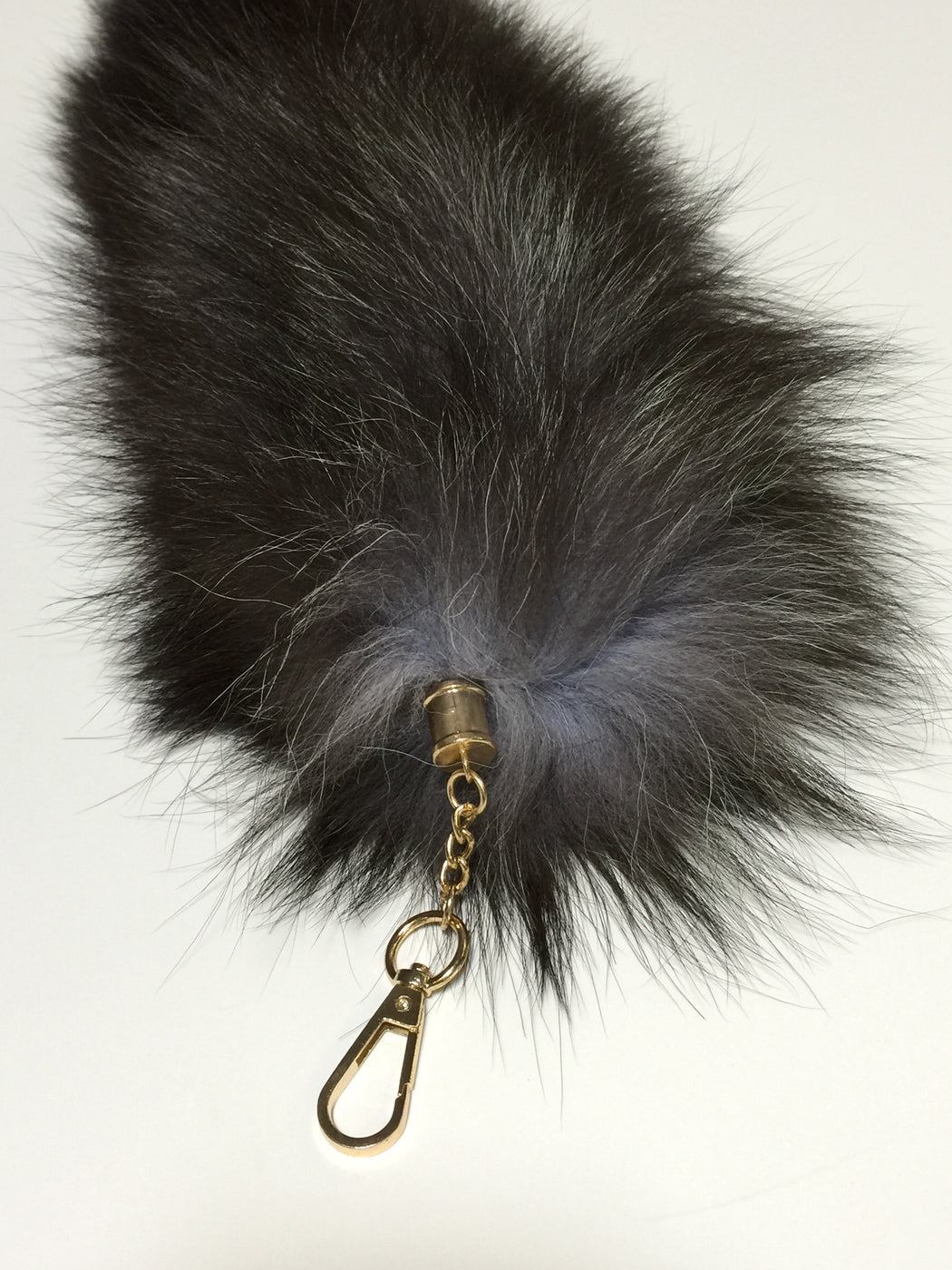 Fox Tail - Black & Silver