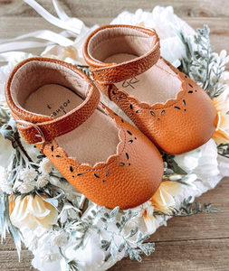 T-bar Baby Moccasins with Non-slip 