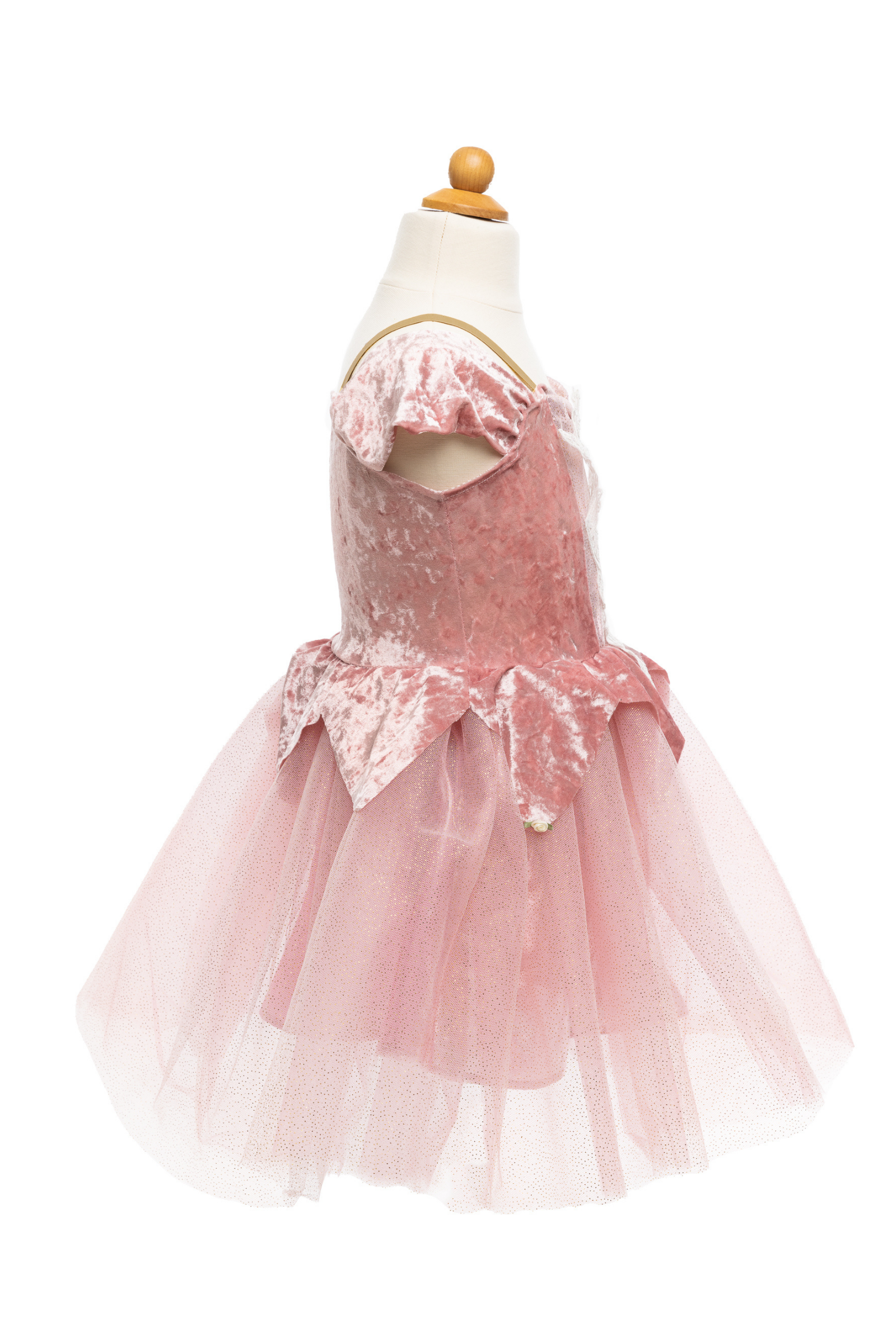 Kontoret kål Afdeling Holiday Ballerina Dress, Dusty Rose, Size 3-4