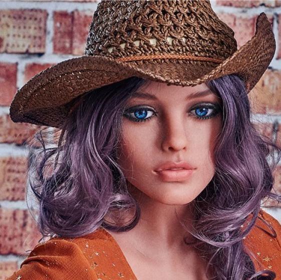 Neodoll Racy Doria Head Sex Doll Head M16 Compatible Brown Lucidtoys 1180