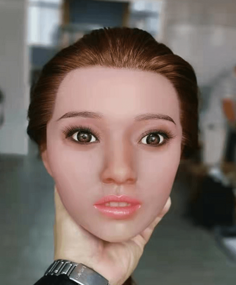 Neodoll Allure Silicone Sex Doll Head M16 Compatible Tan Lucidtoys 