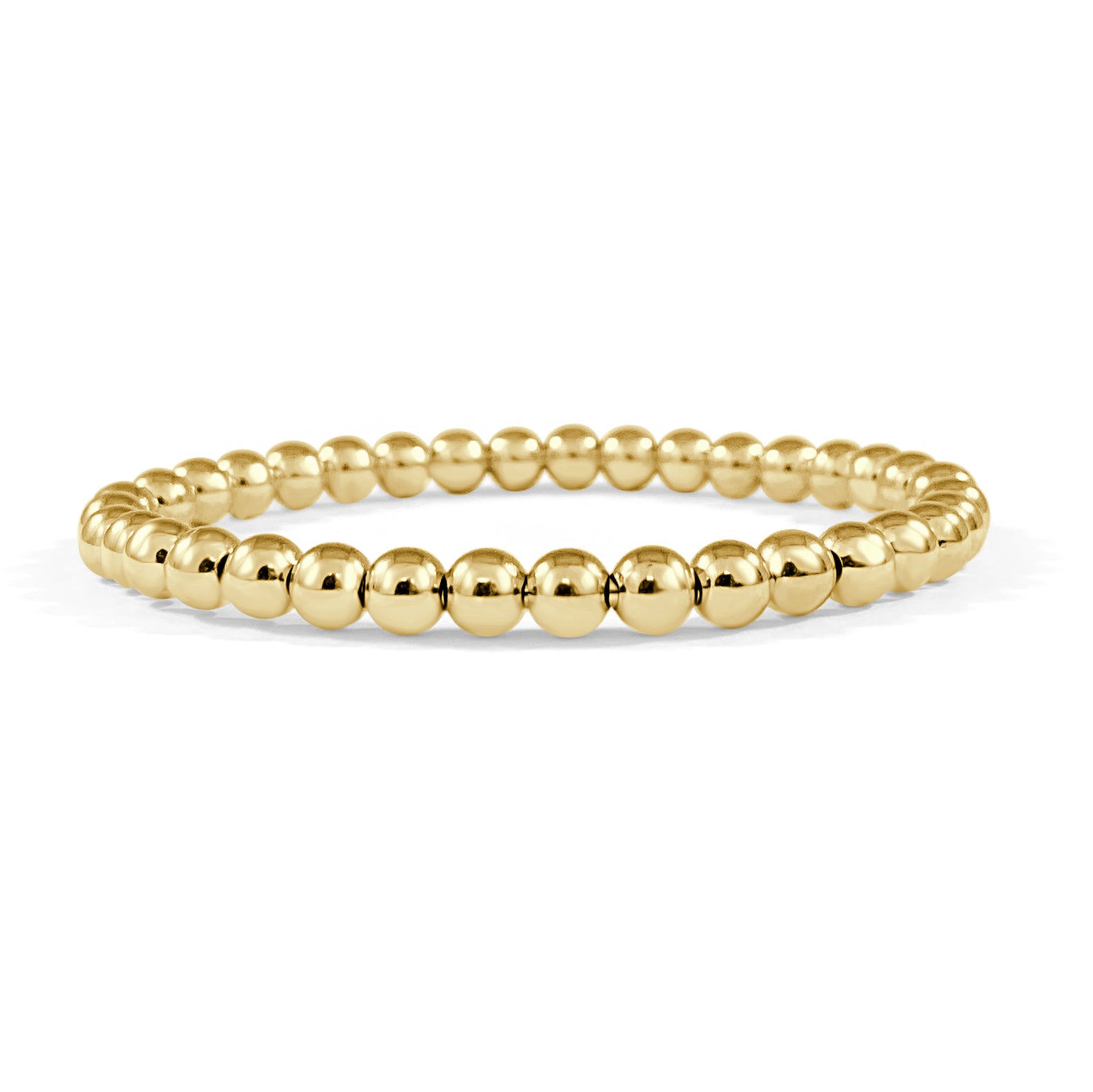 Sabrina Designs 18k Yellow Gold Beaded Stretchy Ball Bracelet - SB10123 –  Sabrina Design