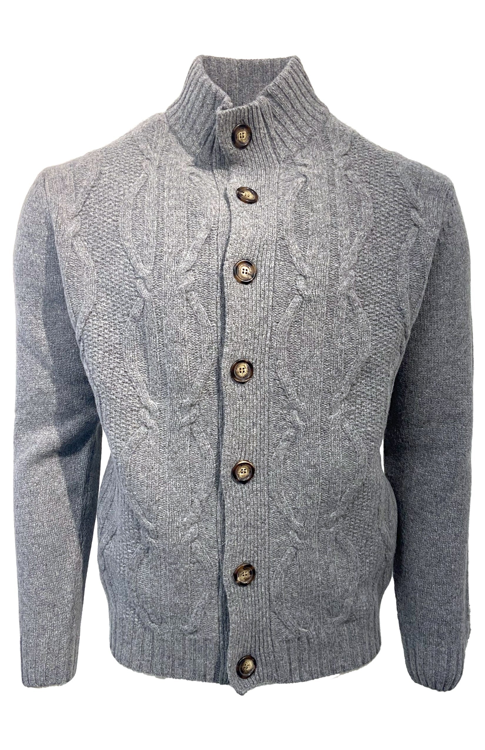 Viyella 1/4 zip with Rope Knit Made in Italy Sweater – mynewshirt.com