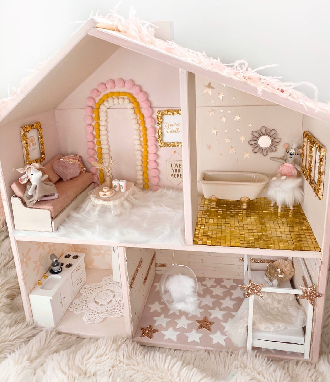 Buy Dollhouse Wallpaper Online In India  Etsy India