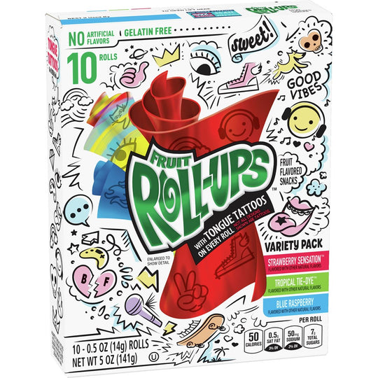 Fruit Roll Ups Variety Pack 10ct 5oz (BEST BY: APR 25) Image 1