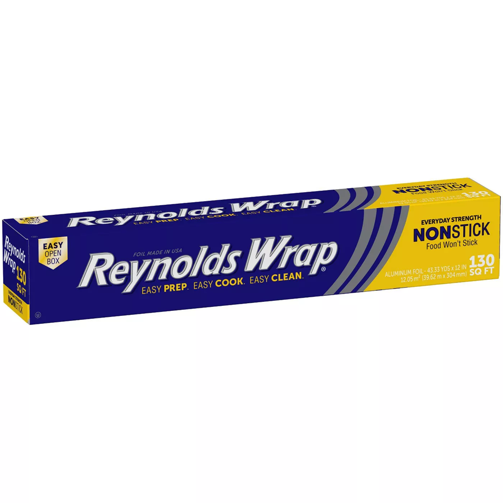 Reynolds Wrap Everyday Strength Non-Stick Aluminum Foil, 150 Square Feet