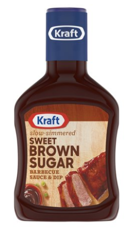 Kraft Sweet Brown Sugar Bbq Sauce 18oz Usafoods