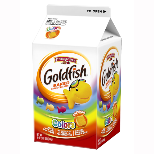 Goldfish Colors Baked Snack Crackers 30oz Usafoods