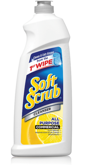 Soft Scrub All Purpose Cleanser Lemon 24oz Image 1