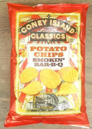Coney Island Classics Potato Chips Smokin' Bar-B-Q 8oz
