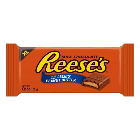 Reese's Milk Chocolate Peanut Butter Giant Candy, Bar 7.37 oz, 15 Pieces 