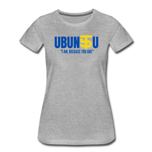 UBUNTU Women’s Premium T-Shirt - heather gray