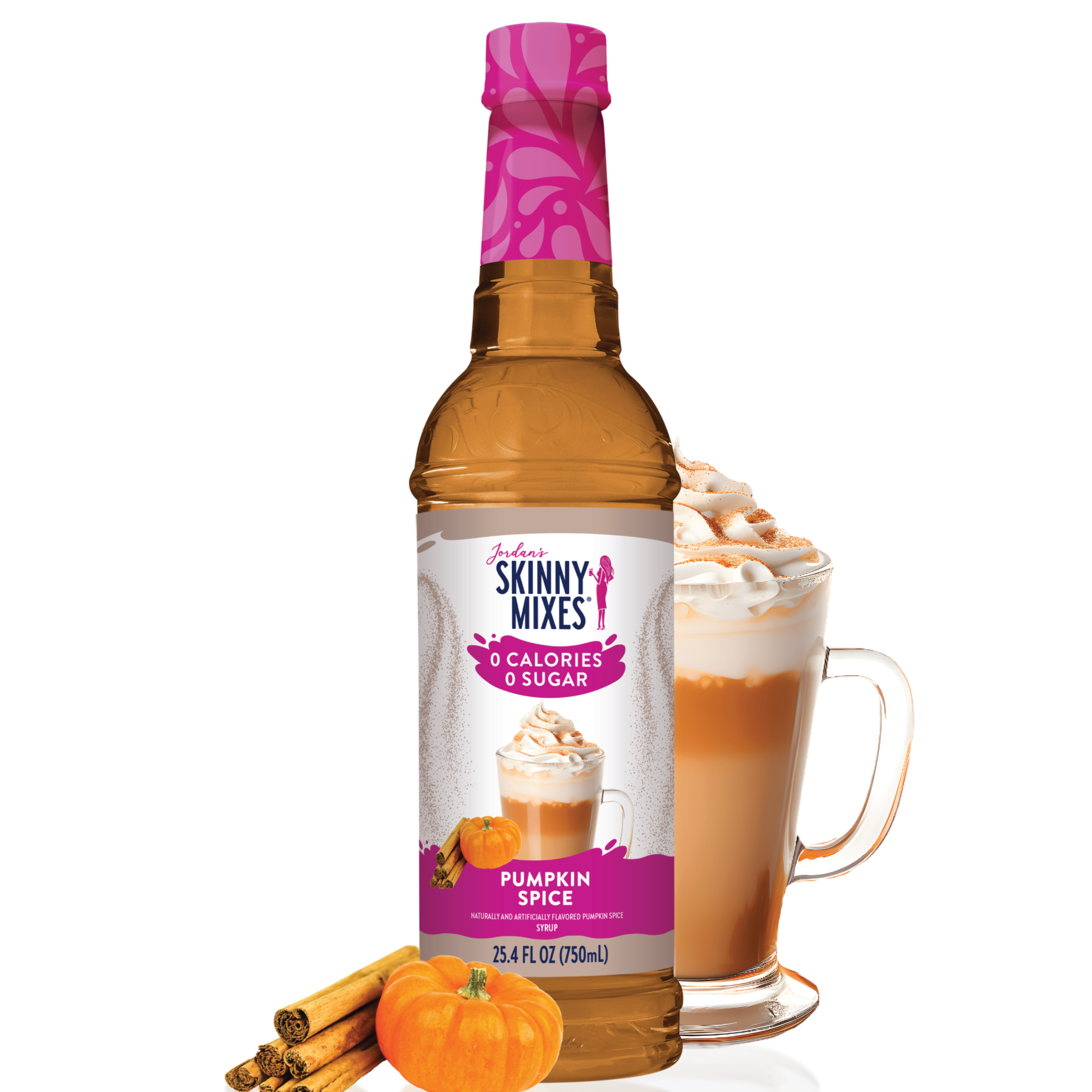 Sugar Free Pumpkin Spice Syrup - Skinny Mixes product image