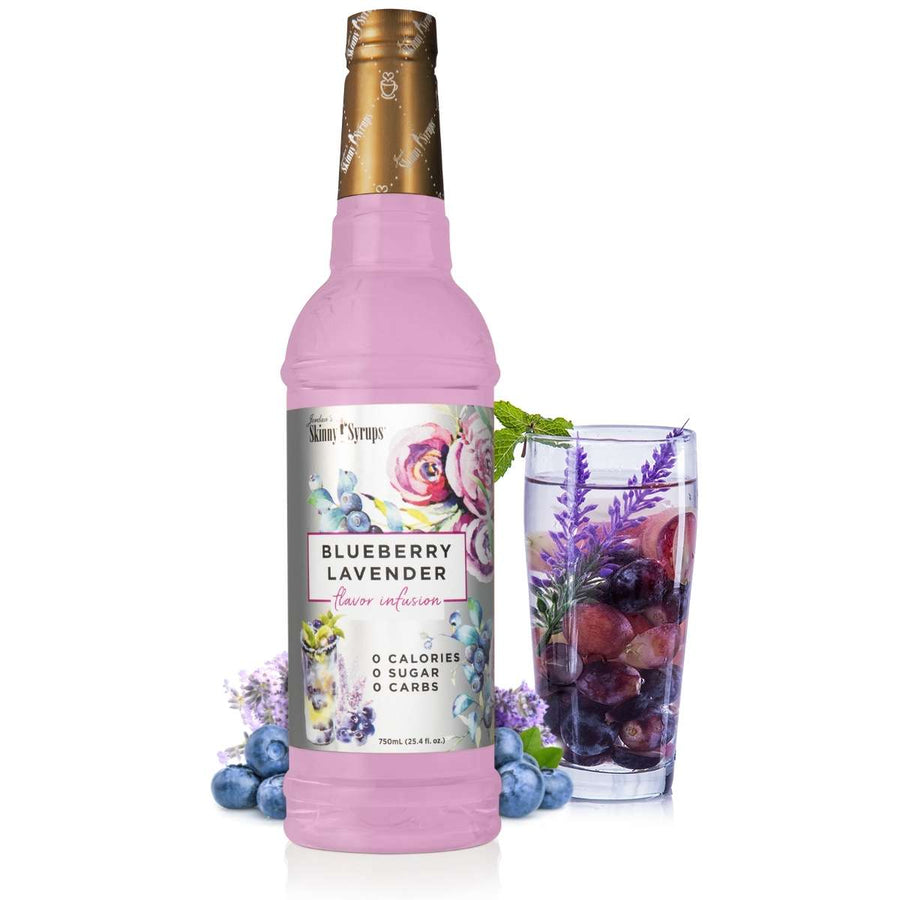 Blueberry Lavender flavor infusion.
Order your Skinny Mixes flavoring syrups and drink mixes. 
 
@fromgirltogirl may receive commission.

Use code ‘DrinksTalk’ for a @skinnymixes discount.