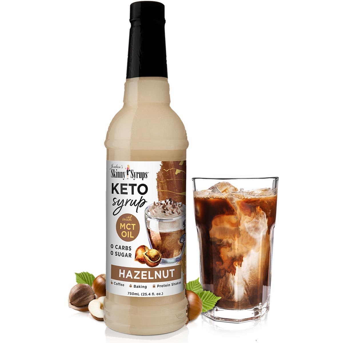 Keto Hazelnut Syrup with MCT Skinny Mixes