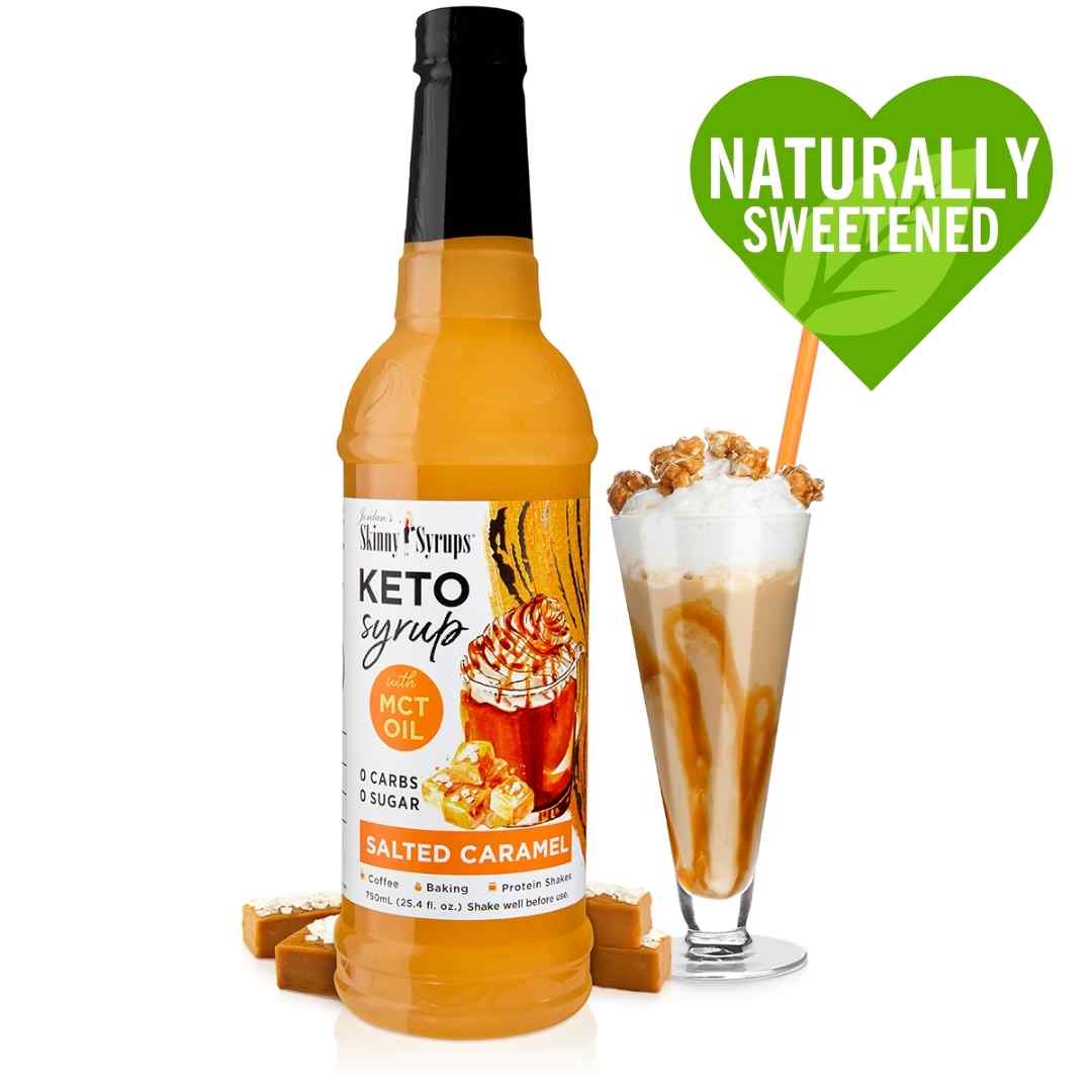 Keto Salted Caramel Syrup with MCT.

⭐️ @fromgirltogirl may receive commission. ⭐️

Use code ‘ DrinksTalk’ for a @skinnymixes discount.

