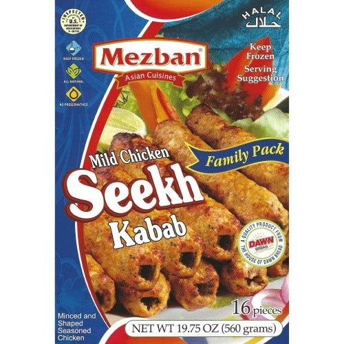 Mezban Chicken Seekh Kabab FP Mild | MirchiMasalay