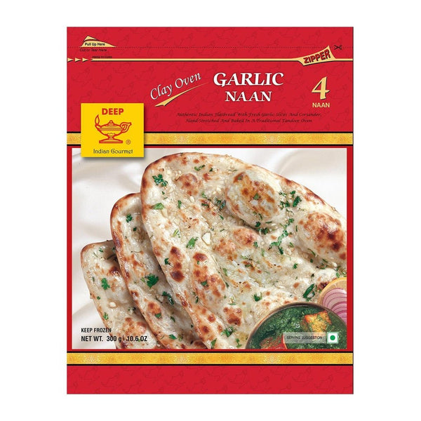 Niks Garlic Naan - 10s, 850g - Dashmesh Singapore – Indian Food