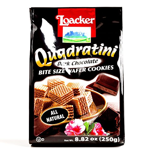 Loacker Quadratini Dark Chocolate Wafers MirchiMasalay