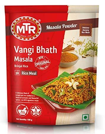 MTR Vangi Bhath Masala MirchiMasalay