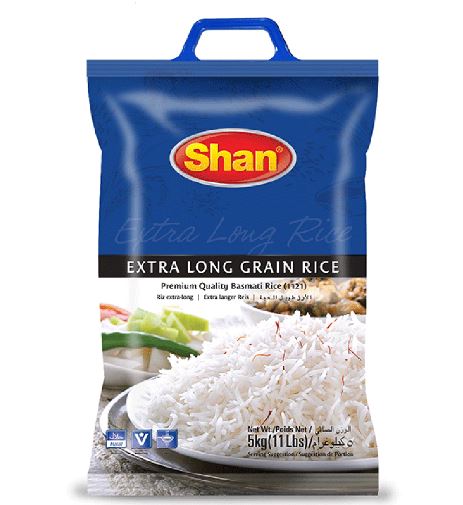 Shan Extra Long Grain Steam Rice 4 Bags Fresh Farms