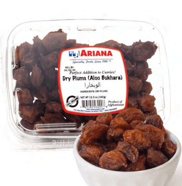 Ariana Organic Dried Plums Aloo Bhukara MirchiMasalay