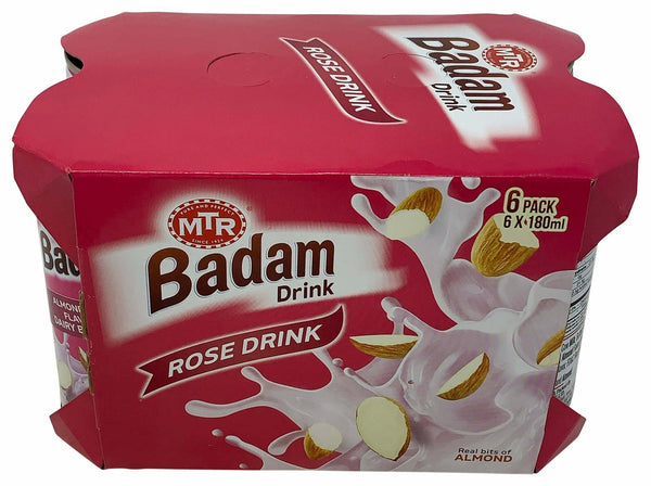 MTR Badam Rose Drink 6 pack MirchiMasalay