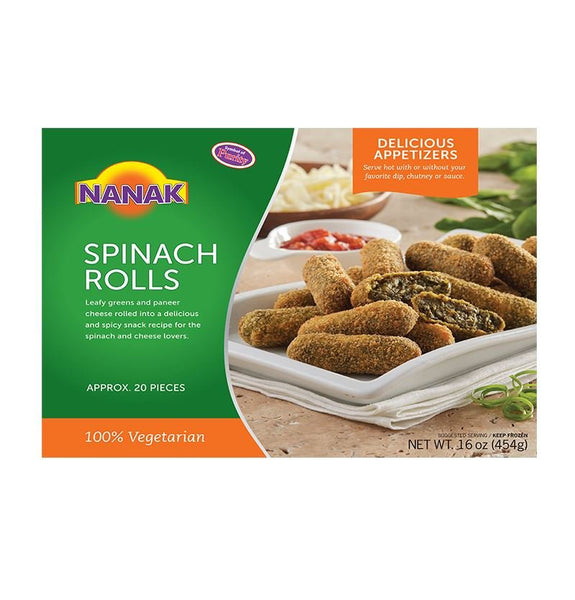 Nanak Spinach Rolls (20 pcs) | MirchiMasalay