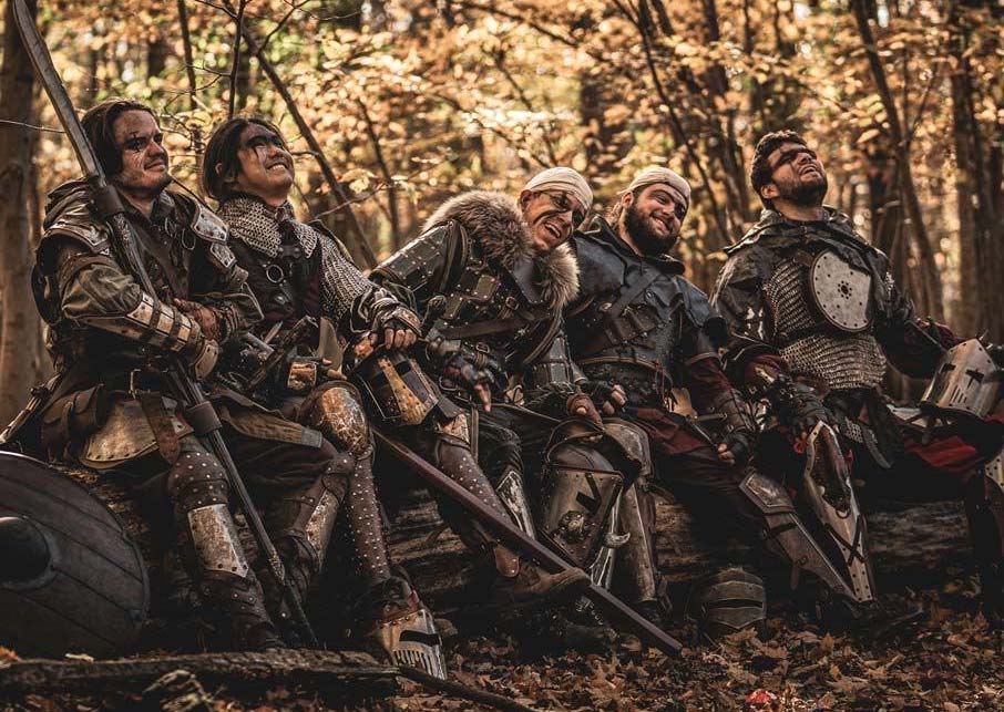 create a larp character with your friends!