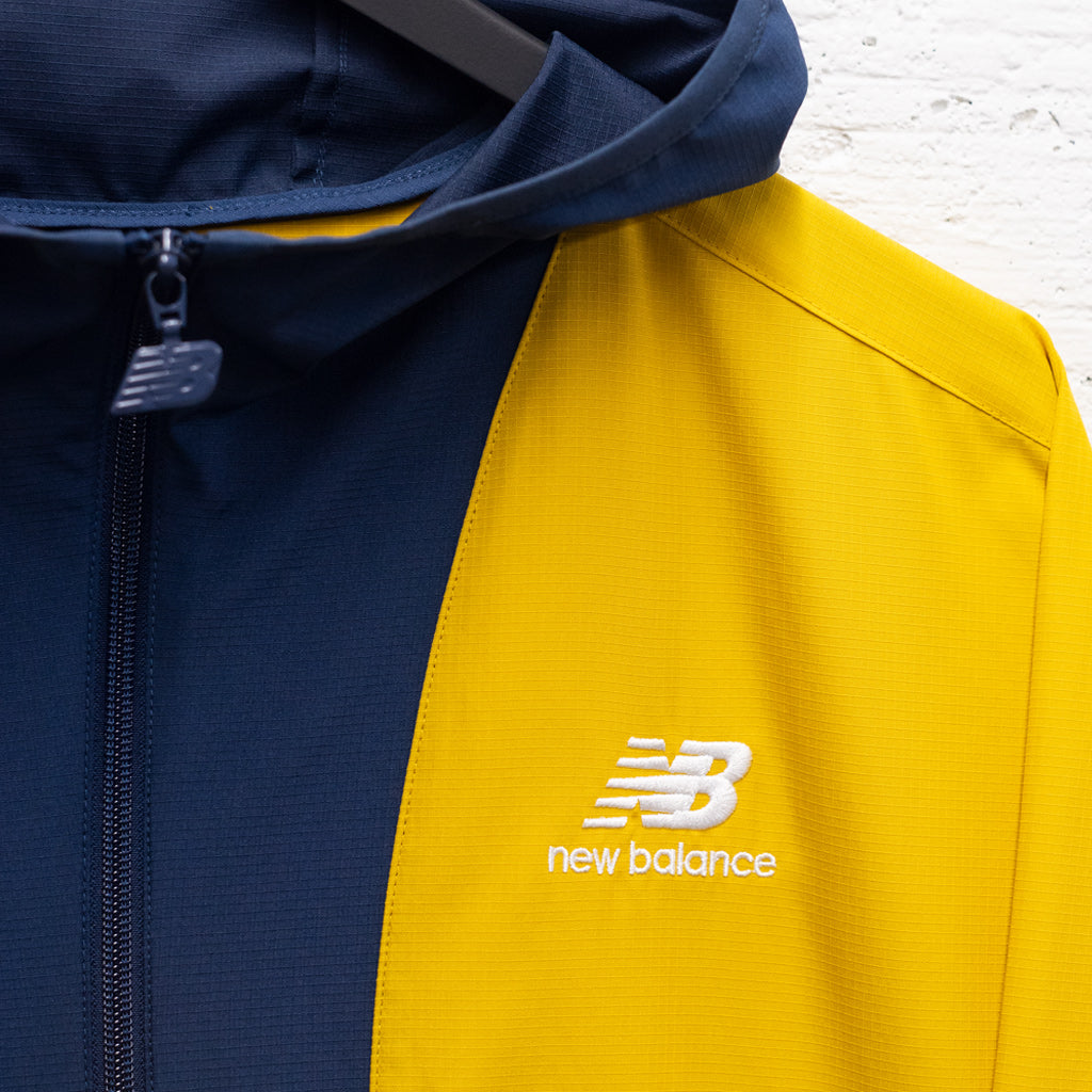 nb athletics full zip windbreaker