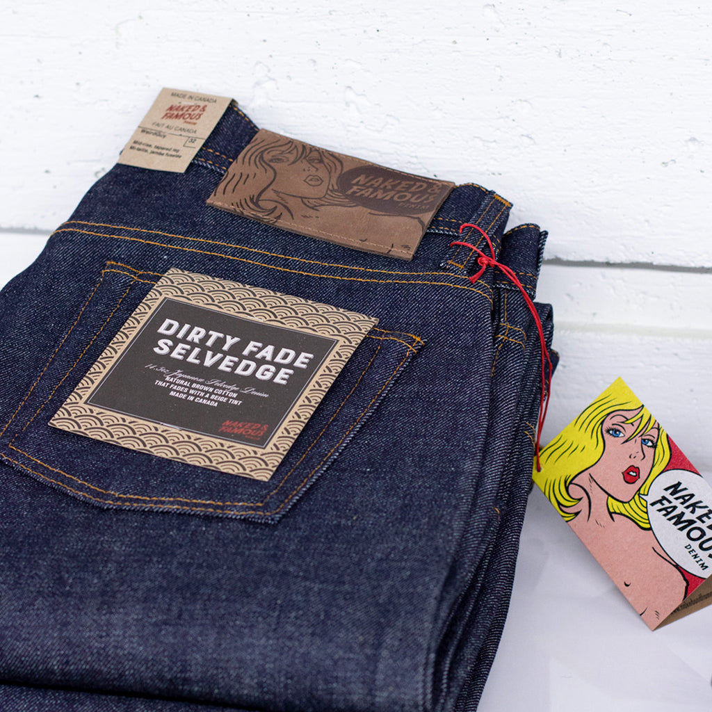 dirty fade selvedge