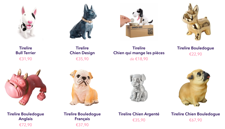 tirelire chien originale adulte